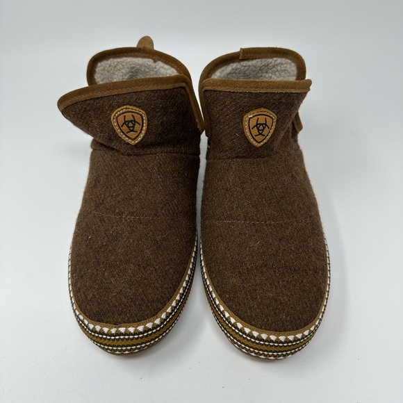 Ariat Women's Wool Blend booties Slippers Fleece Lined Sz 7.5-8 M - Picture 3 of 16